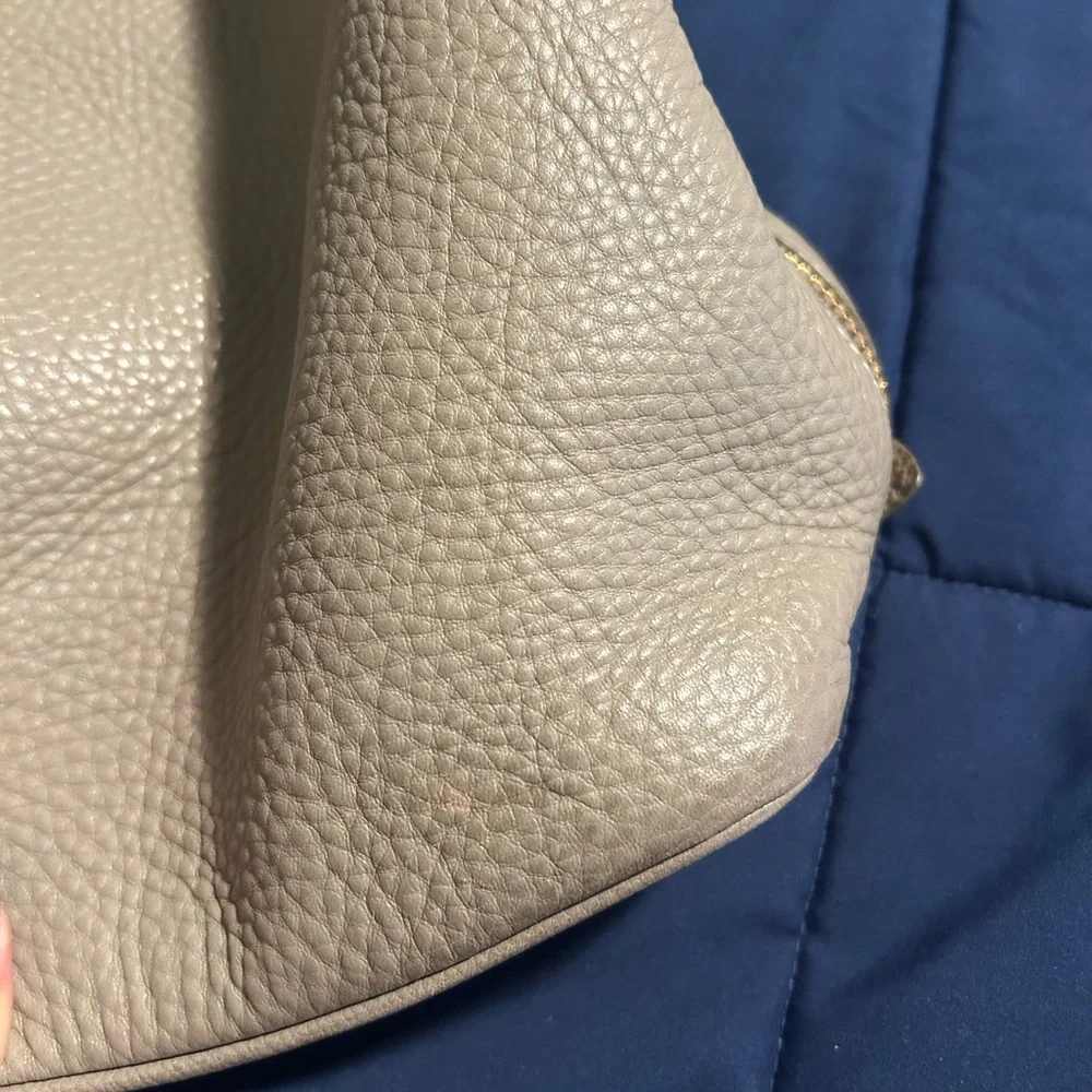 Prada • Taupe Leather Tote Bag • Large - Picture 10 of 16